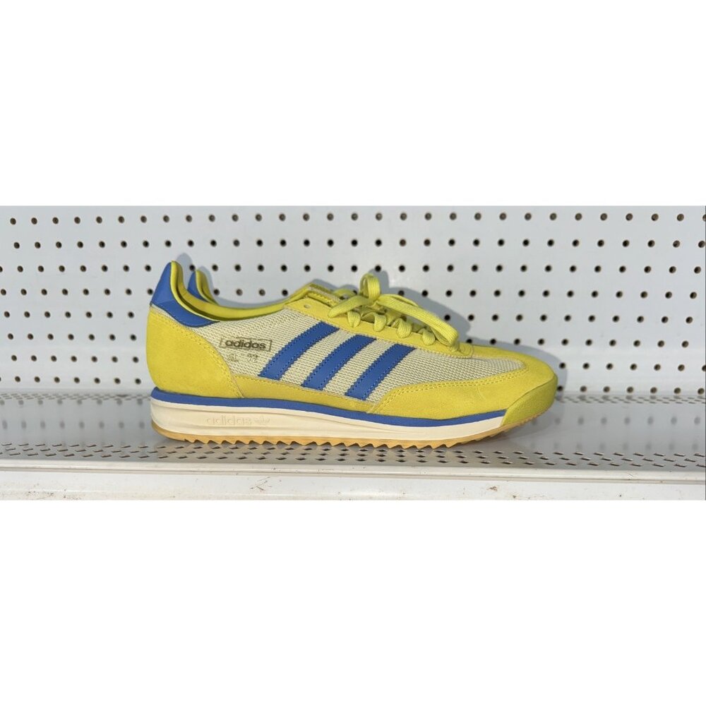 Adidas SL 72 RS Pure Sulfur Focus Blue Mens Suede Athletic Shoes Size 11.5
